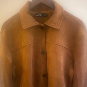ANWND Suede Button Up Normcore Wastern Jacket Size Large